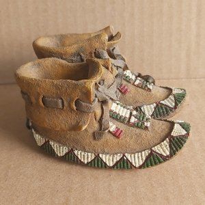 Moccasins Indian Shoes Ornament